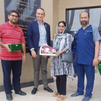 We extend our heartfelt congratulations to Amna Razzaq from the first year MBBS for her tremendous effort on her art sub